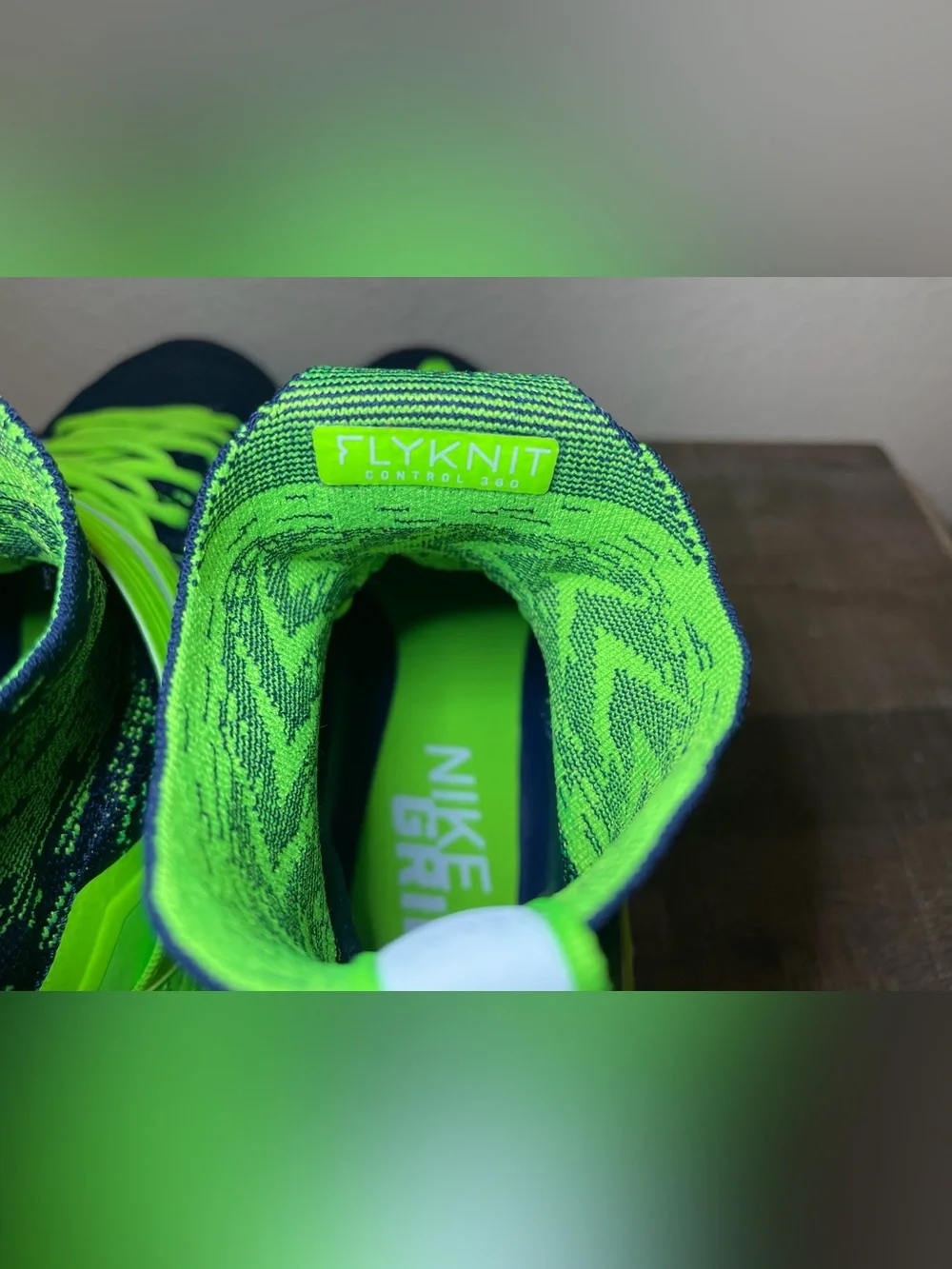 Nike Alpha Menace Elite 2 “Seattle Seahawks” - Size 13 Men.
